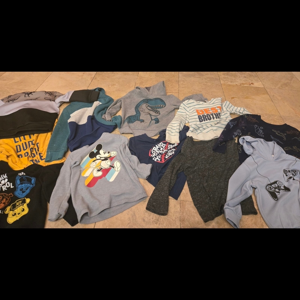 Kids Graphic T-Shirt Set - Assorted Colors